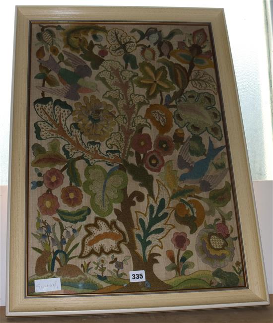 Needlework panel